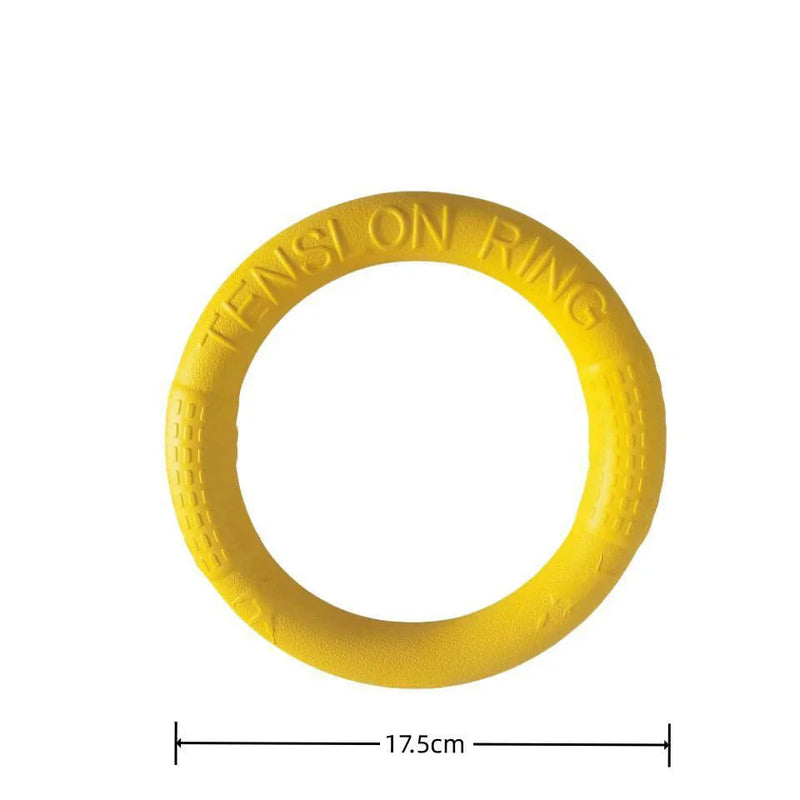 Durable Dog Ring Toy – Indestructible Flying & Chewing Training Toy-Pet Toys-BIG FRENCHIES-Econic Blanks