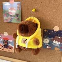 Cute Capybara Plush Toy Hoodie – Small Winged Stuffed Doll for Kids