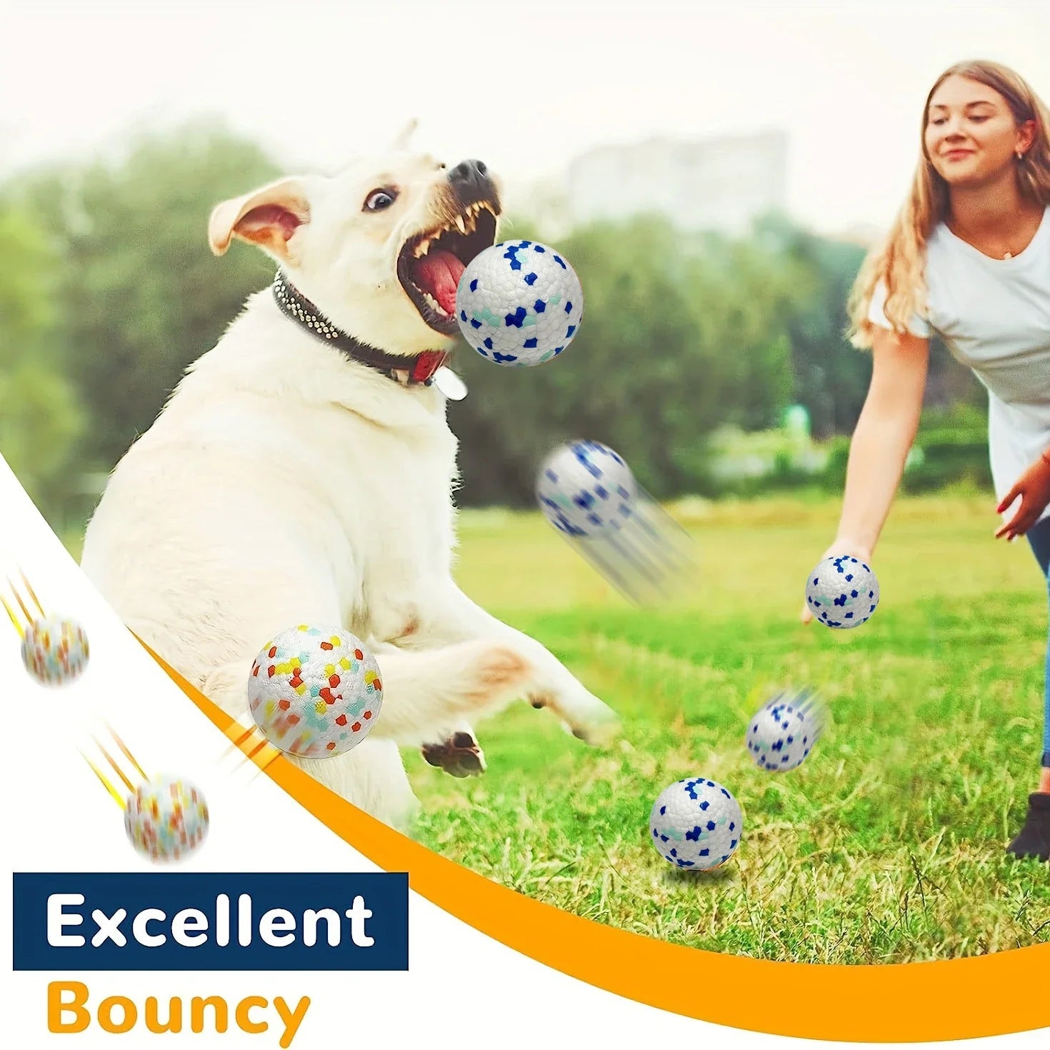Durable Chew Ball Dog Toy – Interactive Teeth Cleaning Ball - BIG FRENCHIES
