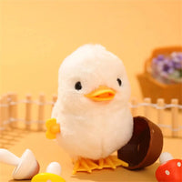 Jumping Chicken Duck Toy, Simulation Plush Jumping Duck Interactive Toy, Small Animal, Birthday Gift
