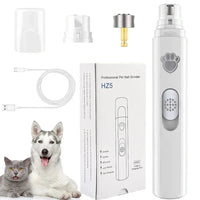 Electric Dog Nail Grinder – USB Rechargeable Pet Nail Clipper & Painless Trimmer for Small and Large Pets - BIG FRENCHIES