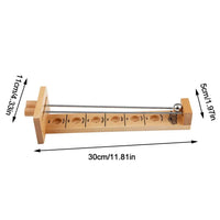 MEACAOFG Shoot The Moon Wooden Hockey Toy Party Bars Family Fun Games