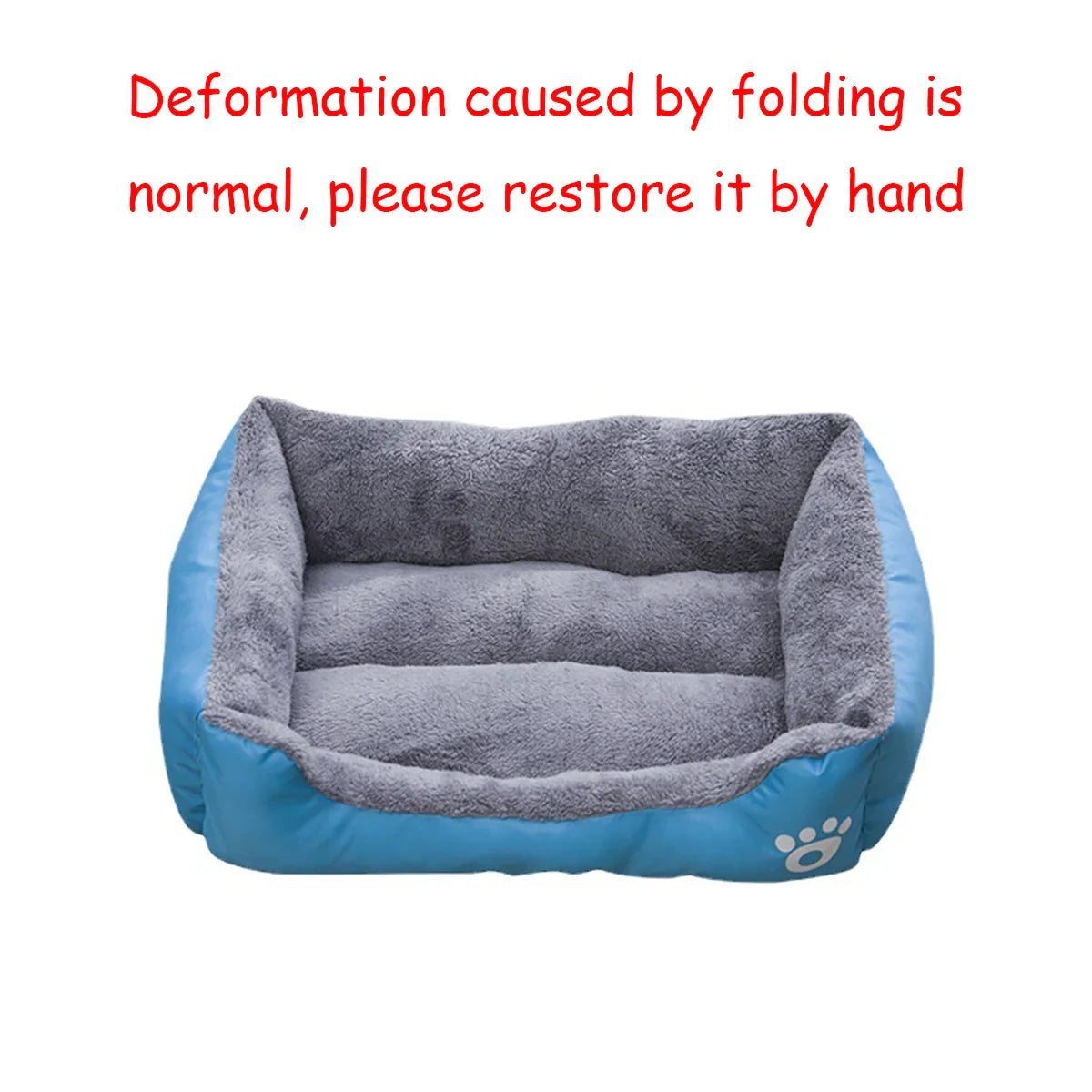 Color Square Winter Warm Pet Bed – Dog & Cat House - BIG FRENCHIES