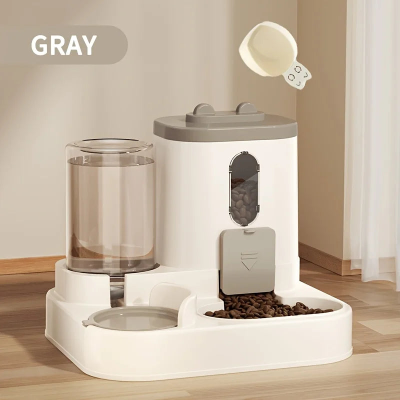 2 in 1 Fully Automatic Pet Food & Water Dispenser - BIG FRENCHIES