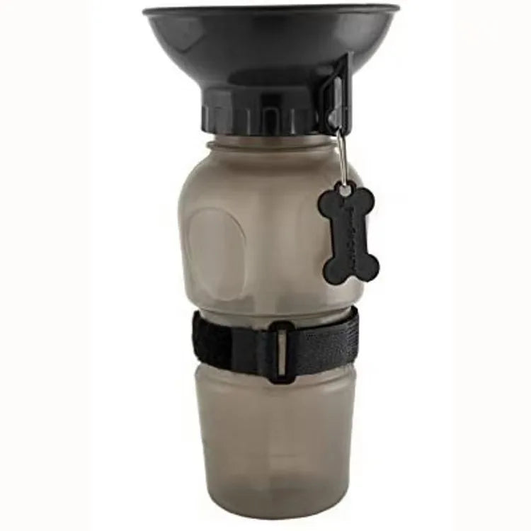 500ml Outdoor Portable Pet Water Bottle – Leakproof Dog & Cat Travel Cup with Drinking Bowl Feeder - BIG FRENCHIES