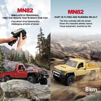 ZWN MN82 MN82S 1/12 RC Pickup Truck 4WD Off-Road Climbing Toy - BIG FRENCHIES