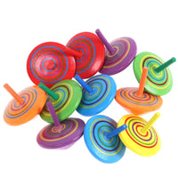 4Pcs Wooden Gyro Toy – Colorful Finger Spinner Party Favor for Kids - BIG FRENCHIES