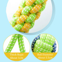 Interactive Cotton Rope Dog Toys for Puppies & Adults - BIG FRENCHIES