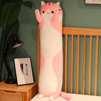 Long Cat Plush Toys - Soft Nap Pillow & Home Decor | 50-130cm Cute Gift for Kids & Girls