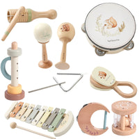 Montessori Musical Instruments Baby Toys | Drum & Xylophone for 0–12 Months - BIG FRENCHIES
