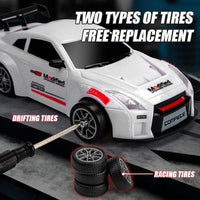 4WD Remote Control Drift Car - 1:24 Scale High-Speed Racing Car, 2.4G Radio, 20KM/H Mini RC Car for Boys & Teens