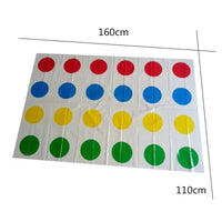 Twist Body Move Game Mat – Funny Family Party Board Game for Kids & Adults