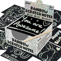 Rainbow Reveal Craft Kit for Kids | Wooden Stylus Scratch Art Set - BIG FRENCHIES