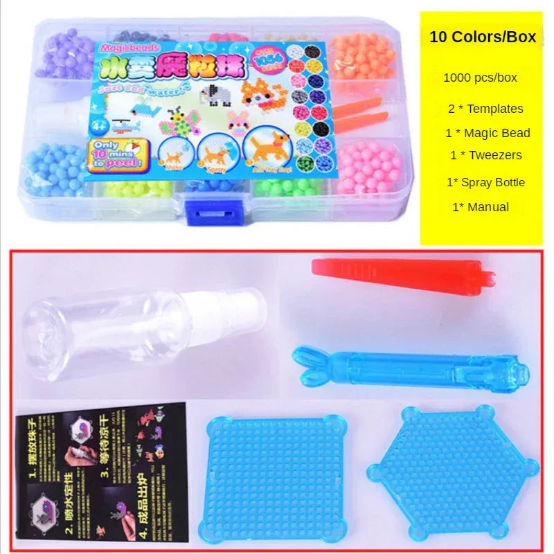 DIY Water Spray Magic Beads Craft Kit for Kids (Crystal Beads Set) - BIG FRENCHIES