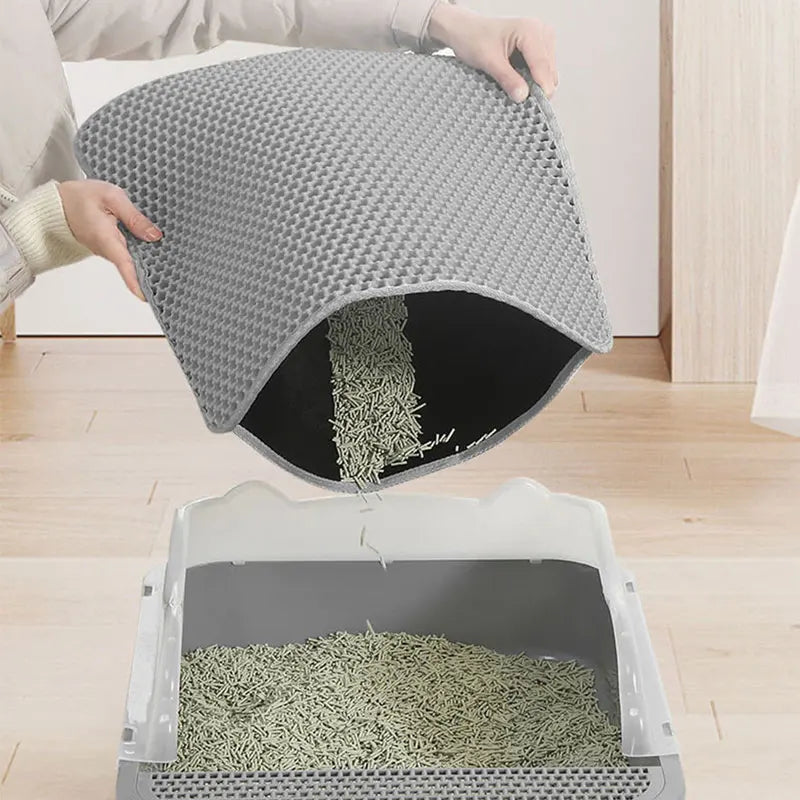 Cat Litter Mat – Waterproof Double Layer For Clean Floors - BIG FRENCHIES