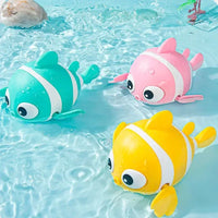 Swimming Clown Fish Bath Toy – Cute Wind-Up Baby Bath Toy - BIG FRENCHIES