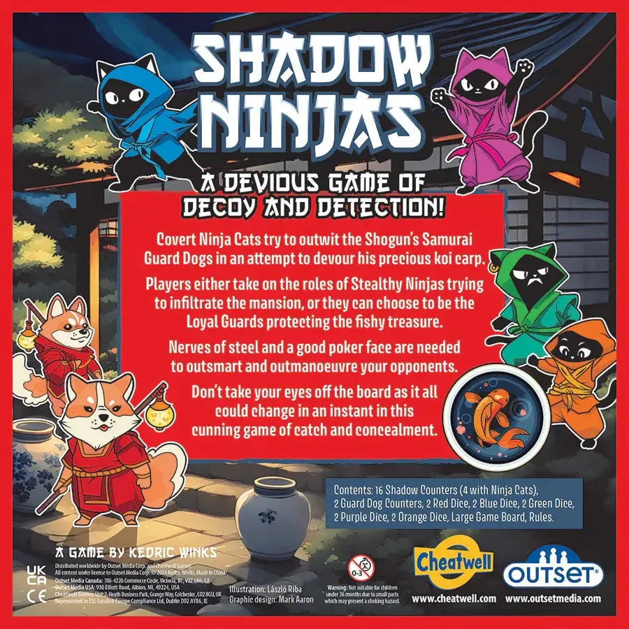 Shadow Ninjas - A Devious Game of Decoy & Deception - Outset