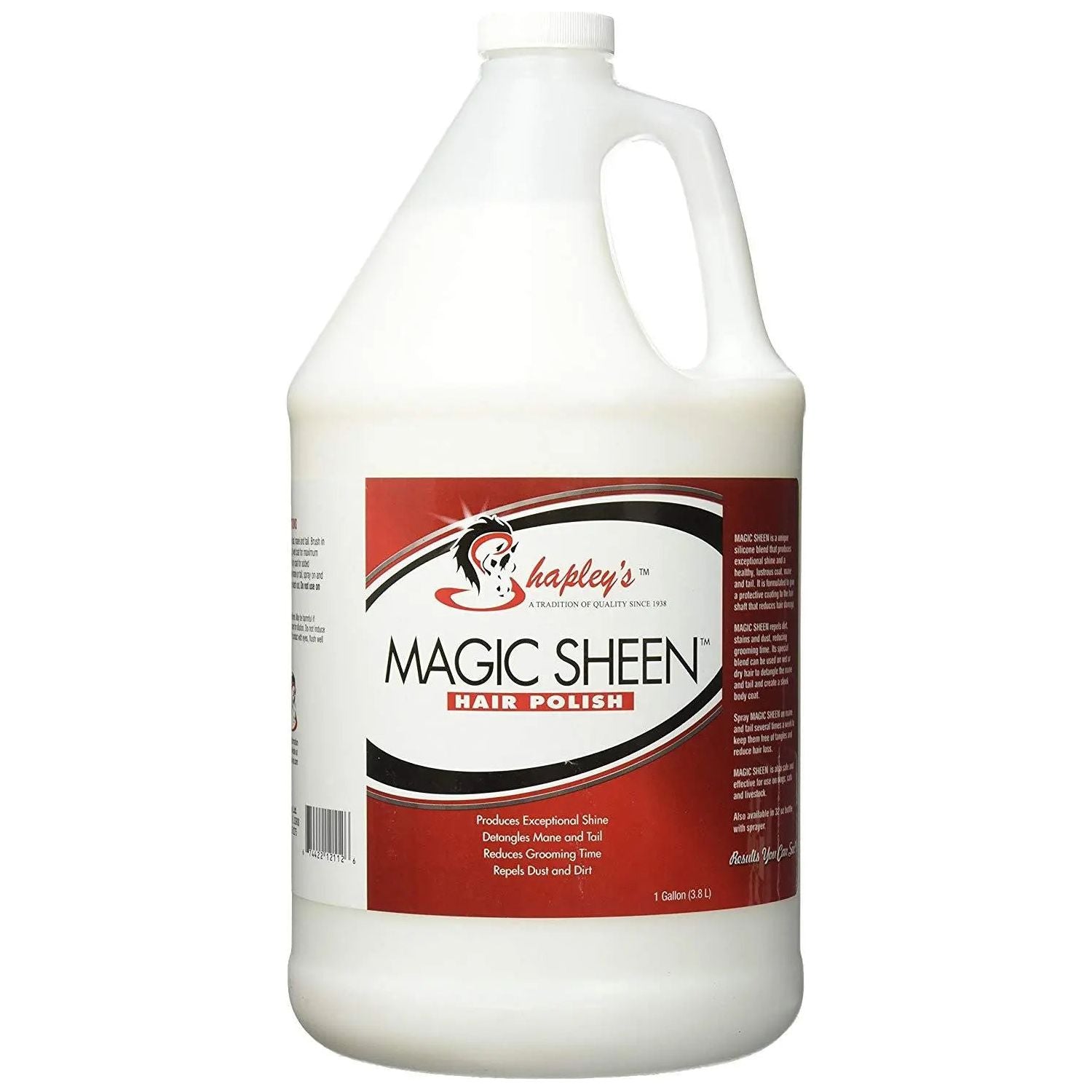Shapley's Magic Sheen Hair Polish Gallon Horse Shine Detangler Coat Conditioner