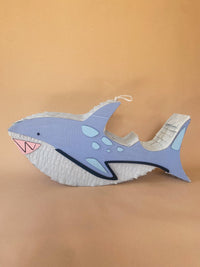 🦈 Fierce Shark Piñata – Handmade Shark Party Decoration, Candy Holder - BIG FRENCHIES