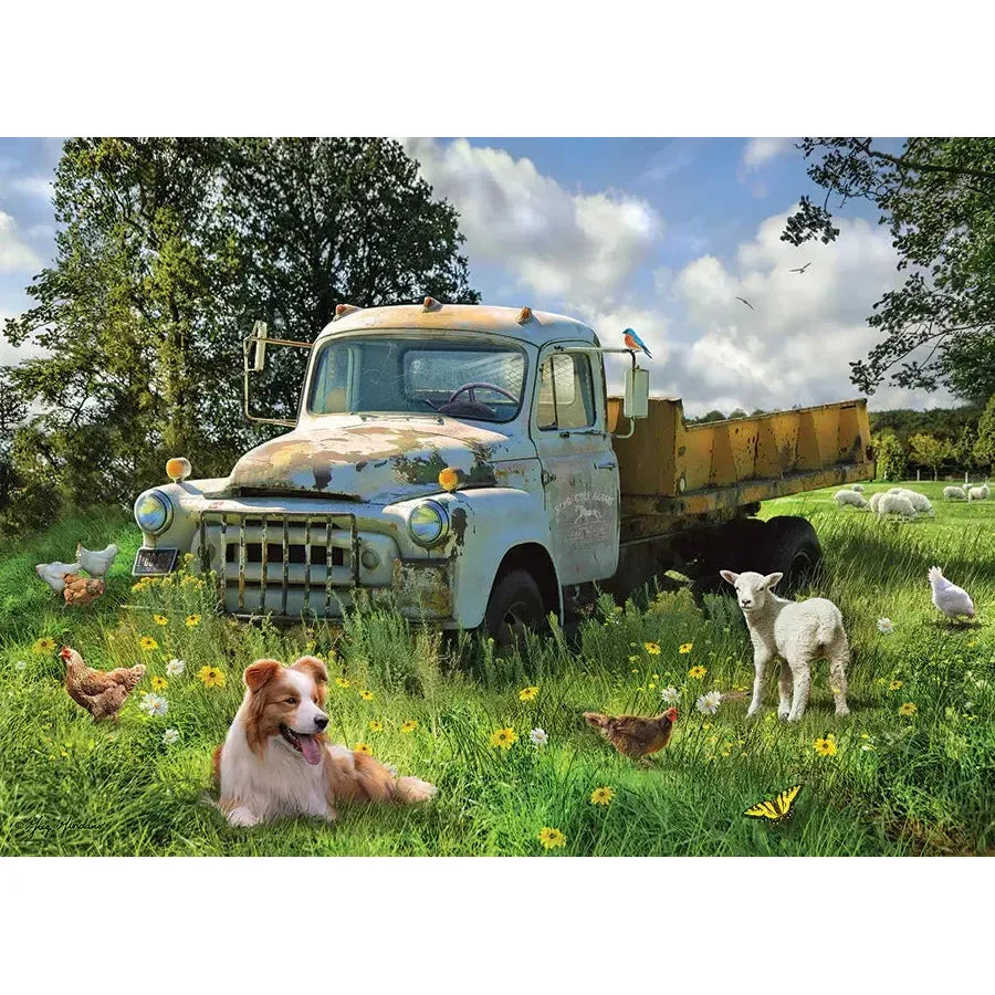 Sheep Field 1000 Piece Jigsaw Puzzle Cobble Hill