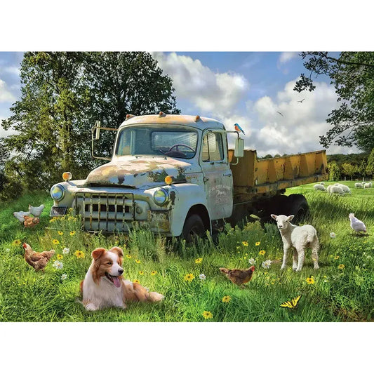Sheep Field 1000 Piece Jigsaw Puzzle Cobble Hill