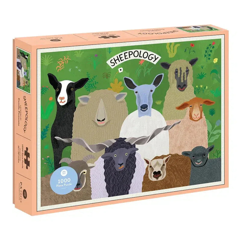 Sheepology 1000 Piece Jigsaw Puzzle PA Press - BIG FRENCHIES