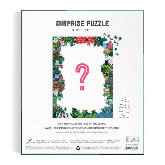 Shelf Life 1000 Piece Surprise Jigsaw Puzzle Galison - BIG FRENCHIES