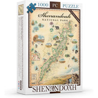 Shenandoah National Park 1000 Piece Jigsaw Puzzle Xplorer Maps