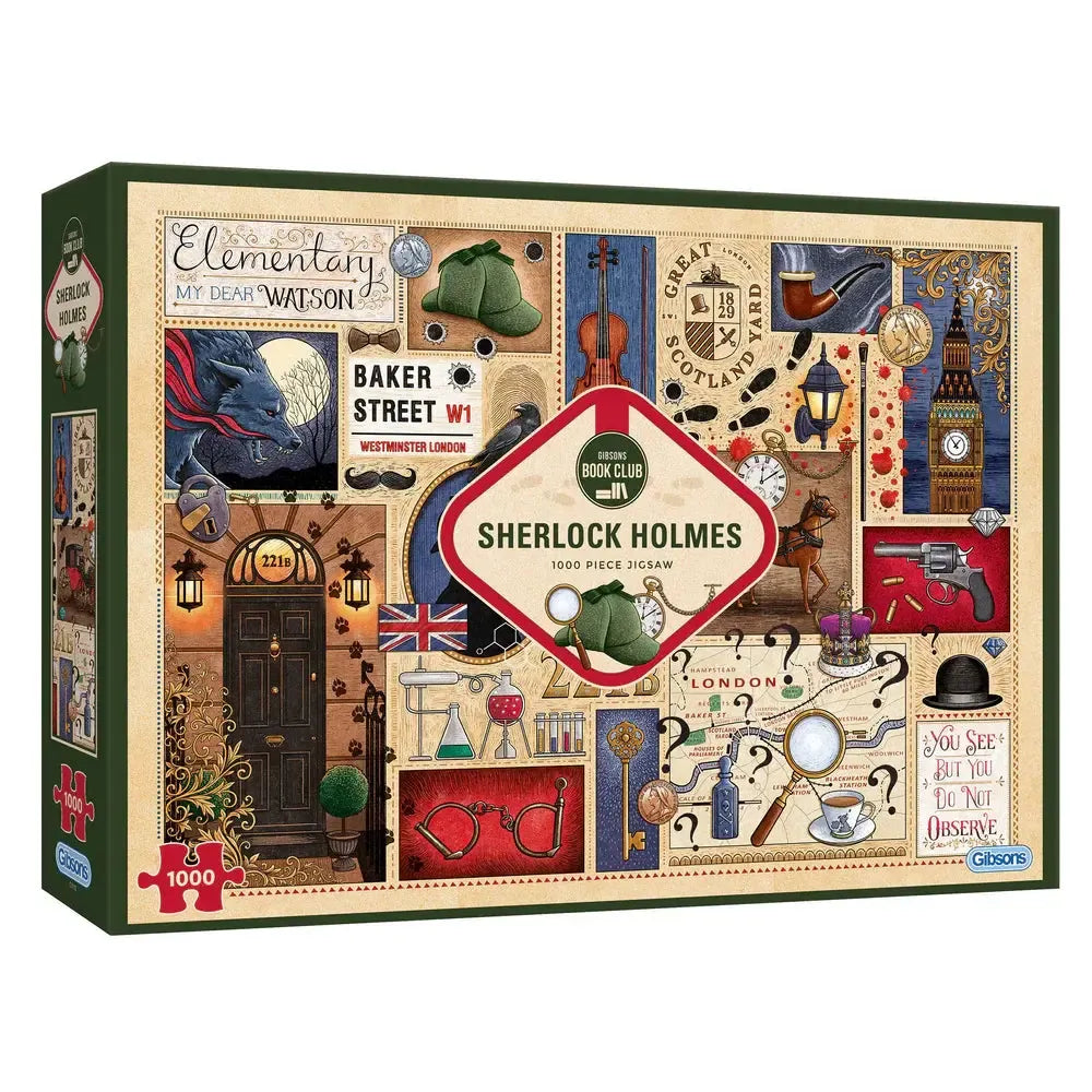 Sherlock Holmes 1000 Piece Jigsaw Puzzle Gibsons