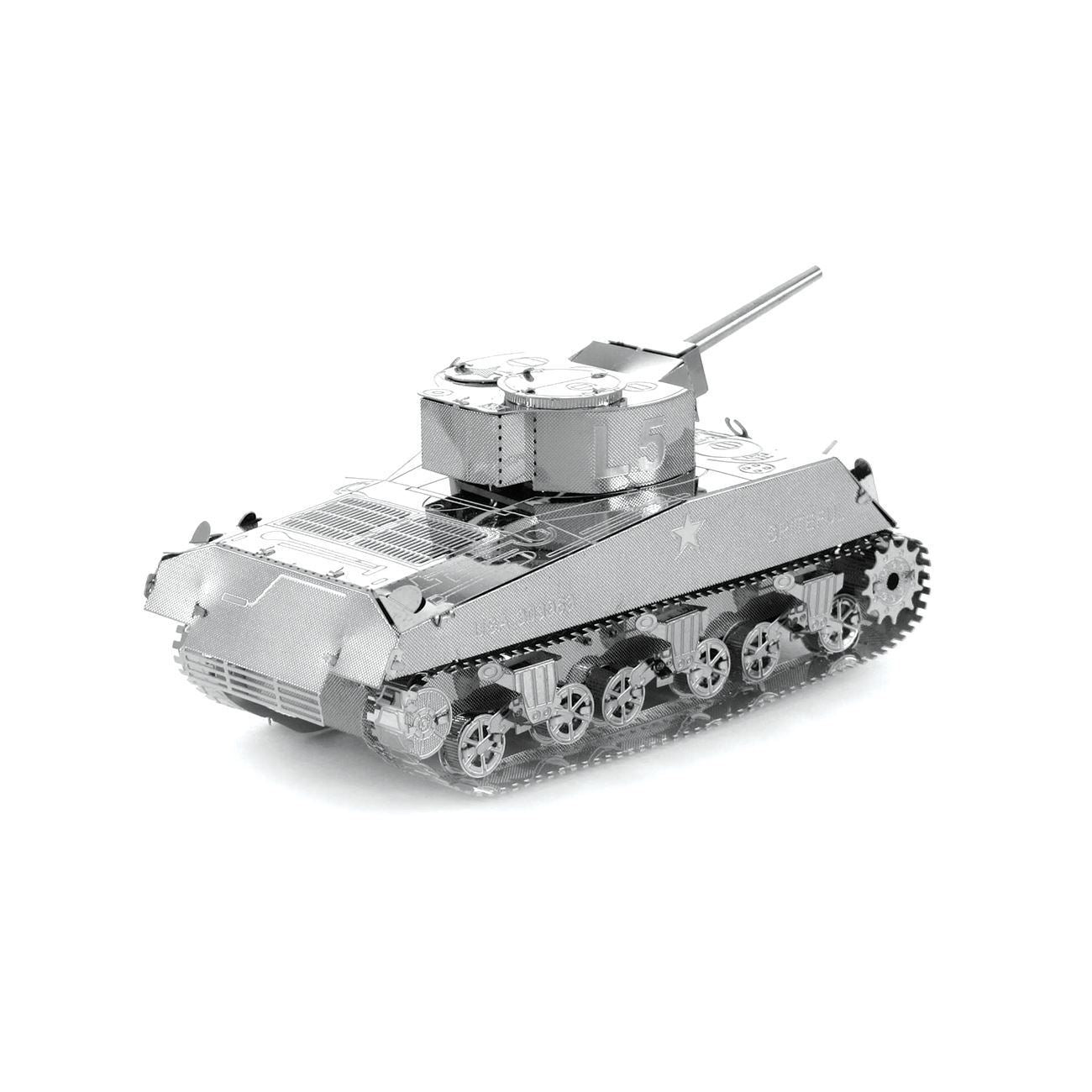 Sherman Tank 3D Steel Model Kit Metal Earth