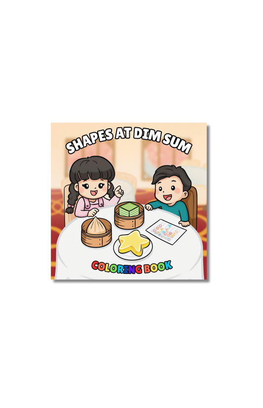 Shapes At Dim Sum Coloring Book - BIG FRENCHIES