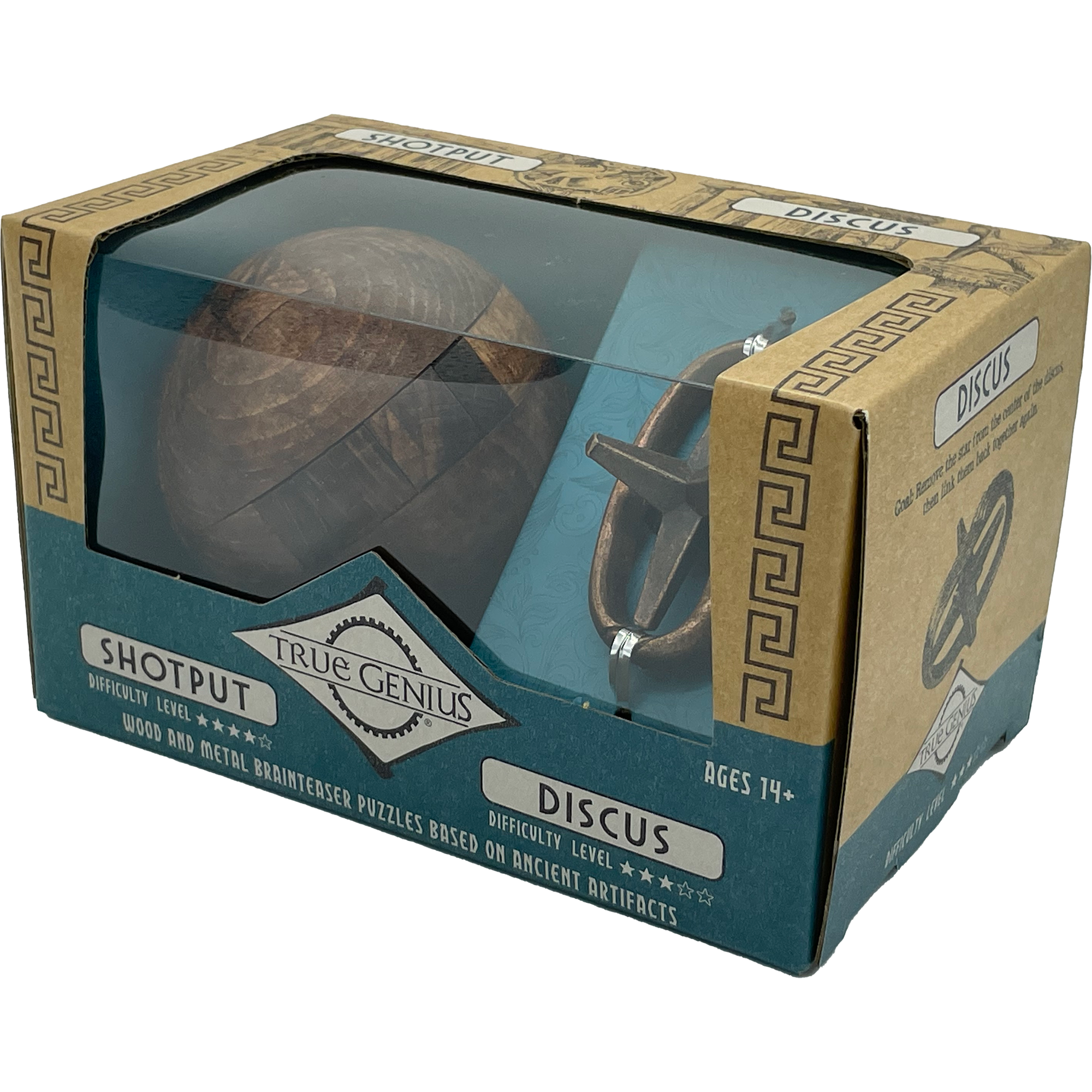 Shotput & Discus Brainteaser Puzzle True Genius