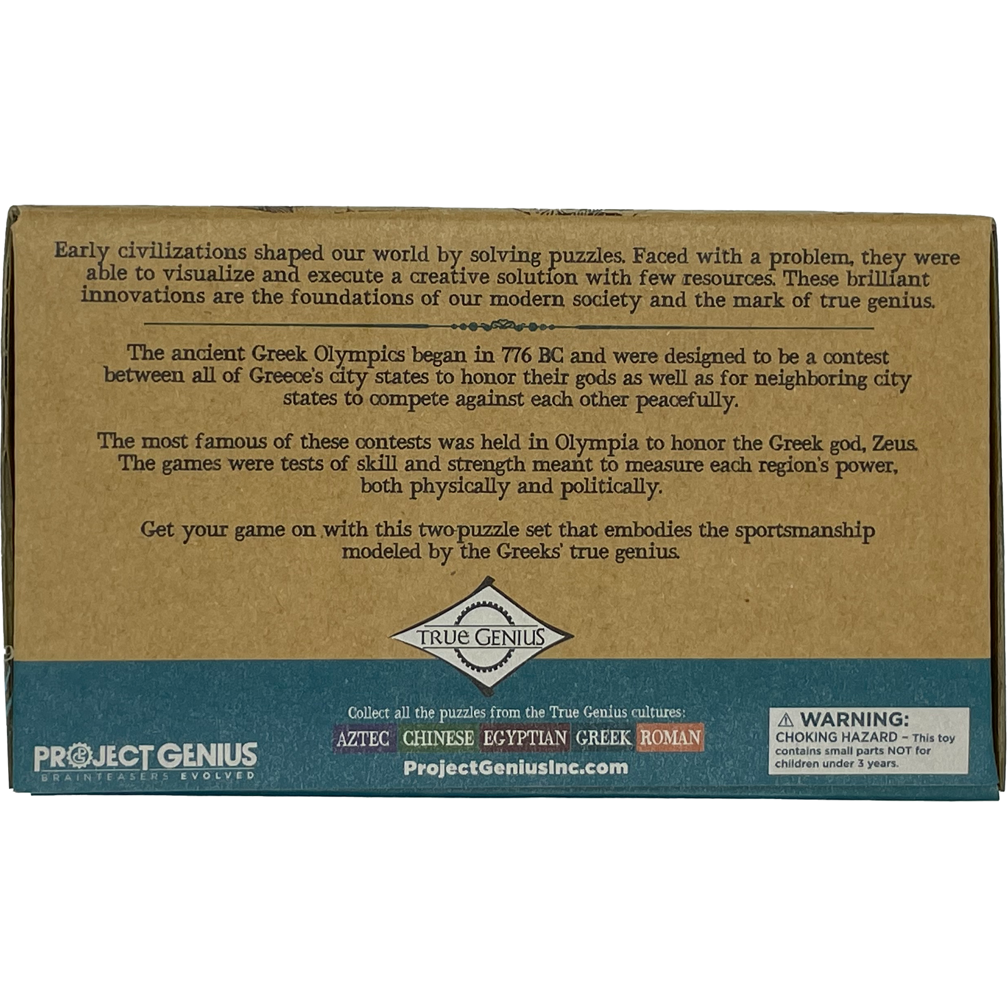 Shotput & Discus Brainteaser Puzzle True Genius