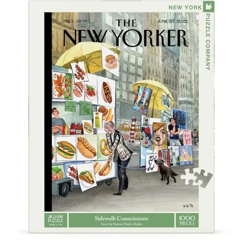 Sidewalk Connoisseurs 1000 Piece Jigsaw Puzzle NYPC - BIG FRENCHIES