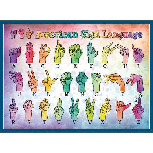 Sign Language 500 Piece Jigsaw Puzzle Cobble Hill - BIG FRENCHIES