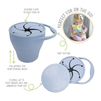 Silicone Collapsible Snack Cup (More Colors Available) - BIG FRENCHIES