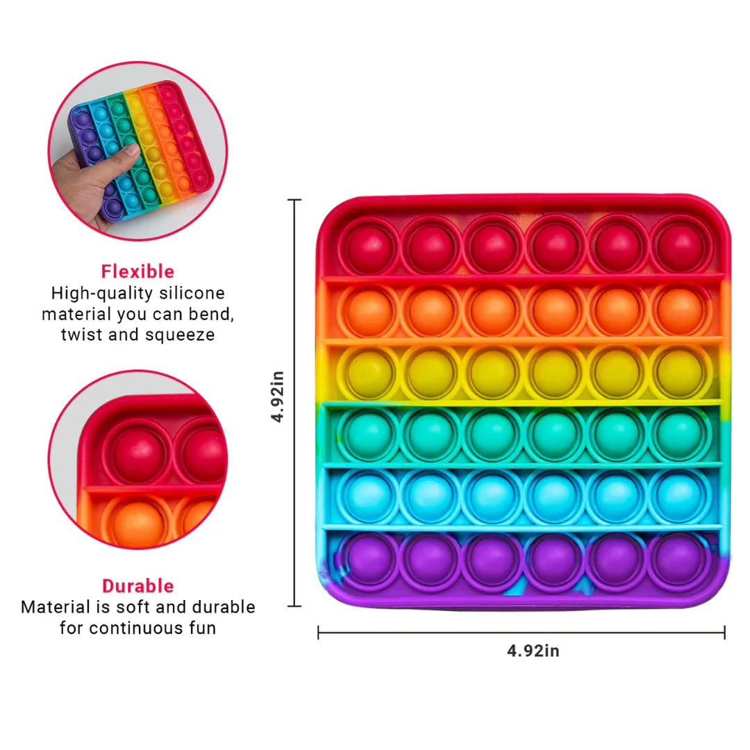 4 Extra Rainbow Fidget Mats (The Fidget Game: Sight Words) - BIG FRENCHIES