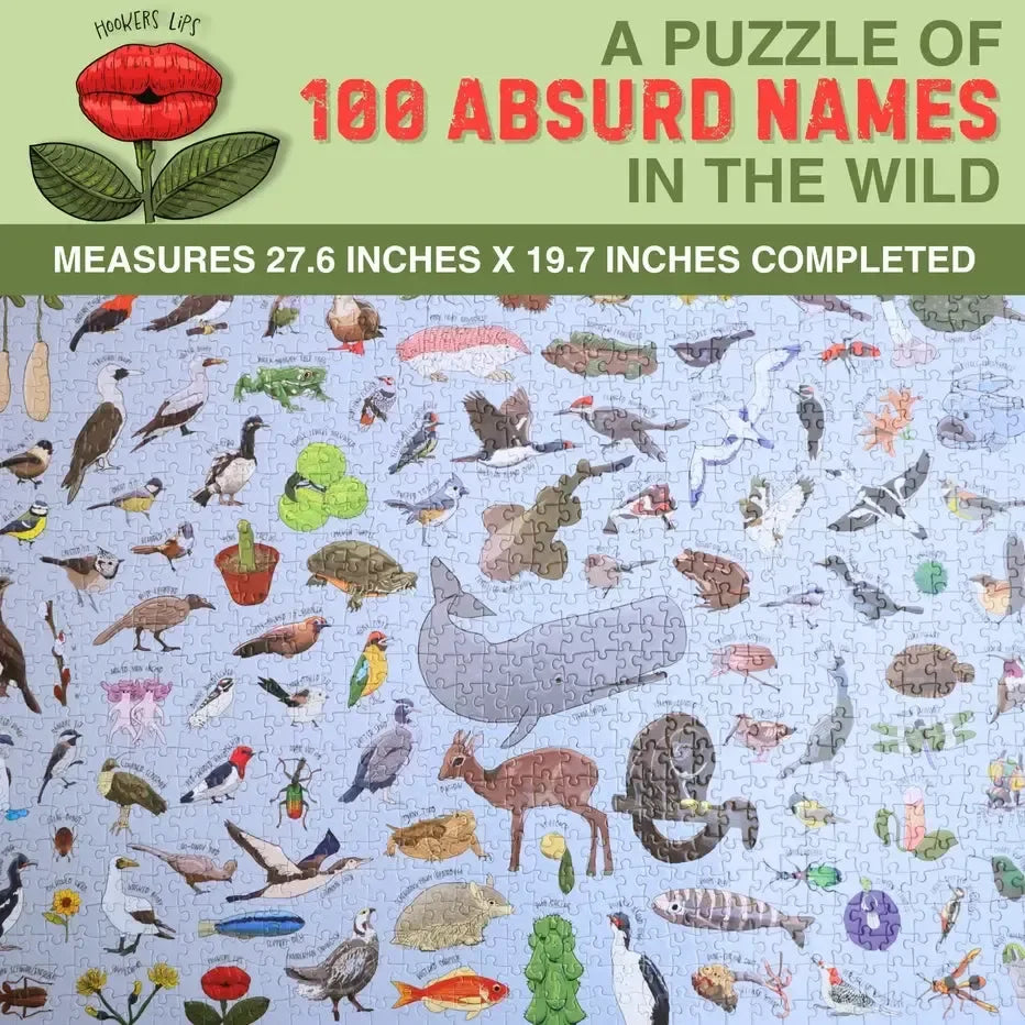 Silly Nature 1000 Piece Jigsaw Puzzle Sleazy Greetings - BIG FRENCHIES