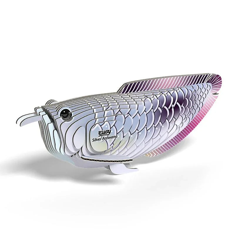 Silver Arowana 3D Cardboard Model Kit Eugy - BIG FRENCHIES