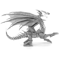 Silver Dragon Premium 3D Steel Model Kit Metal Earth