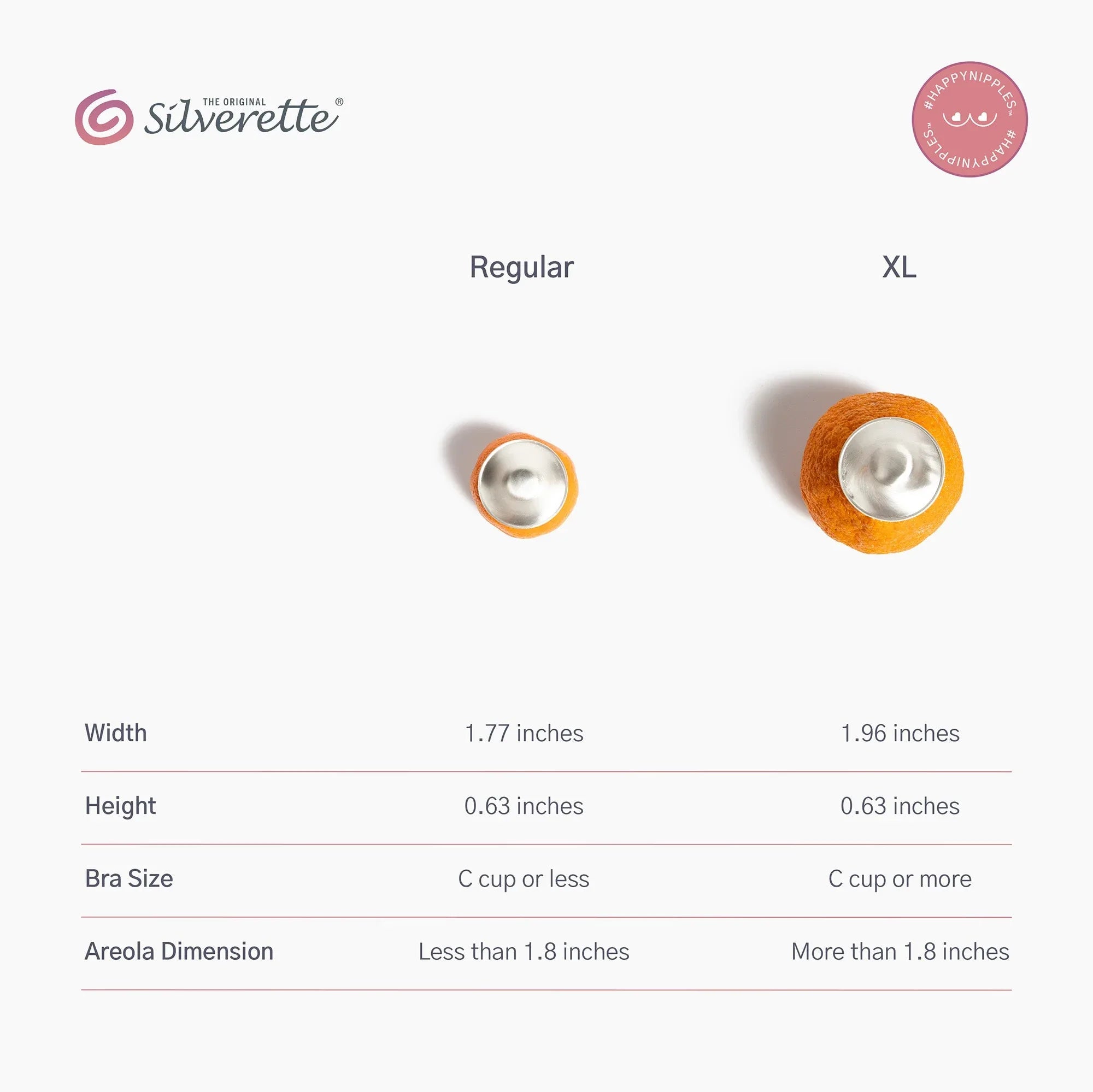 Silverette Nursing Cups - BIG FRENCHIES