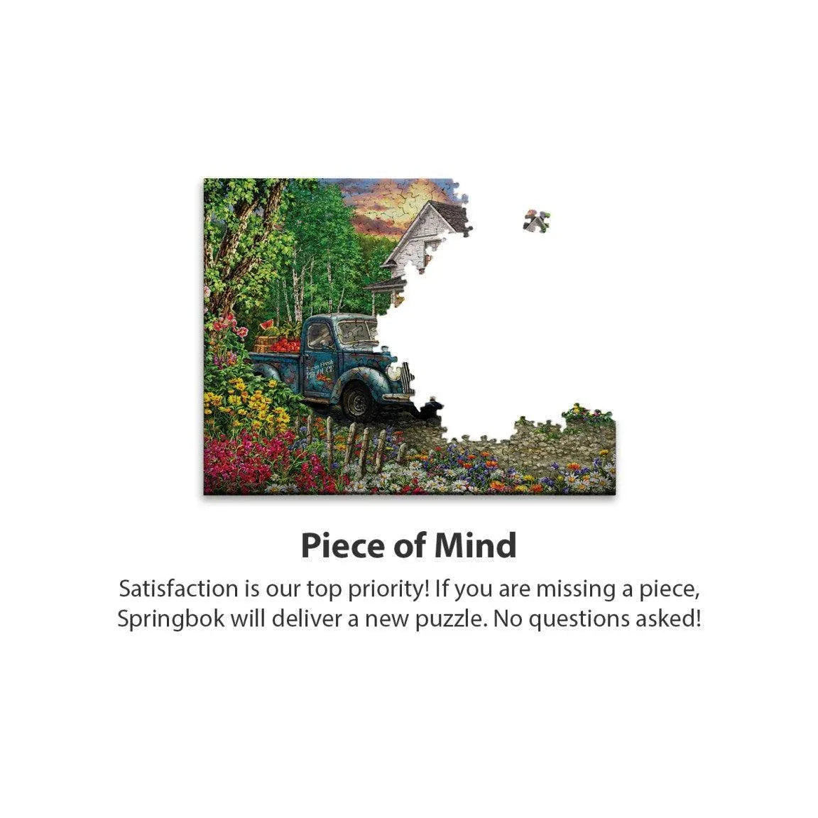 Simpler Times 500 Piece Jigsaw Puzzle Springbok - BIG FRENCHIES