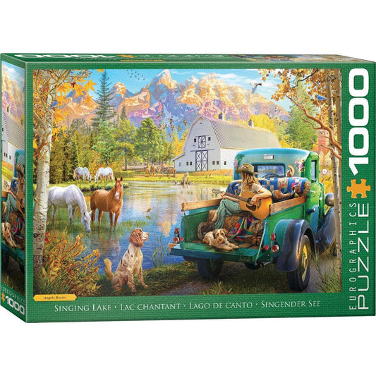 Singing Lake 1000 Piece Jigsaw Puzzle Eurographics - BIG FRENCHIES
