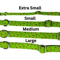 Boop Town Durable Soft Cotton Dog Collar With Nylon Core Quick Release Metal Buckle Adjustable for Girls Boys Small Medium Large Comfortable Pet Products Reduces Hair Matting Gold Tone Zinc Alloy Hardware