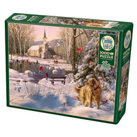 Skating Party 1000 Piece Jigsaw Puzzle Cobble Hill - BIG FRENCHIES