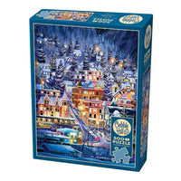 Ski Town 500 Piece Jigsaw Puzzle Cobble Hill - BIG FRENCHIES