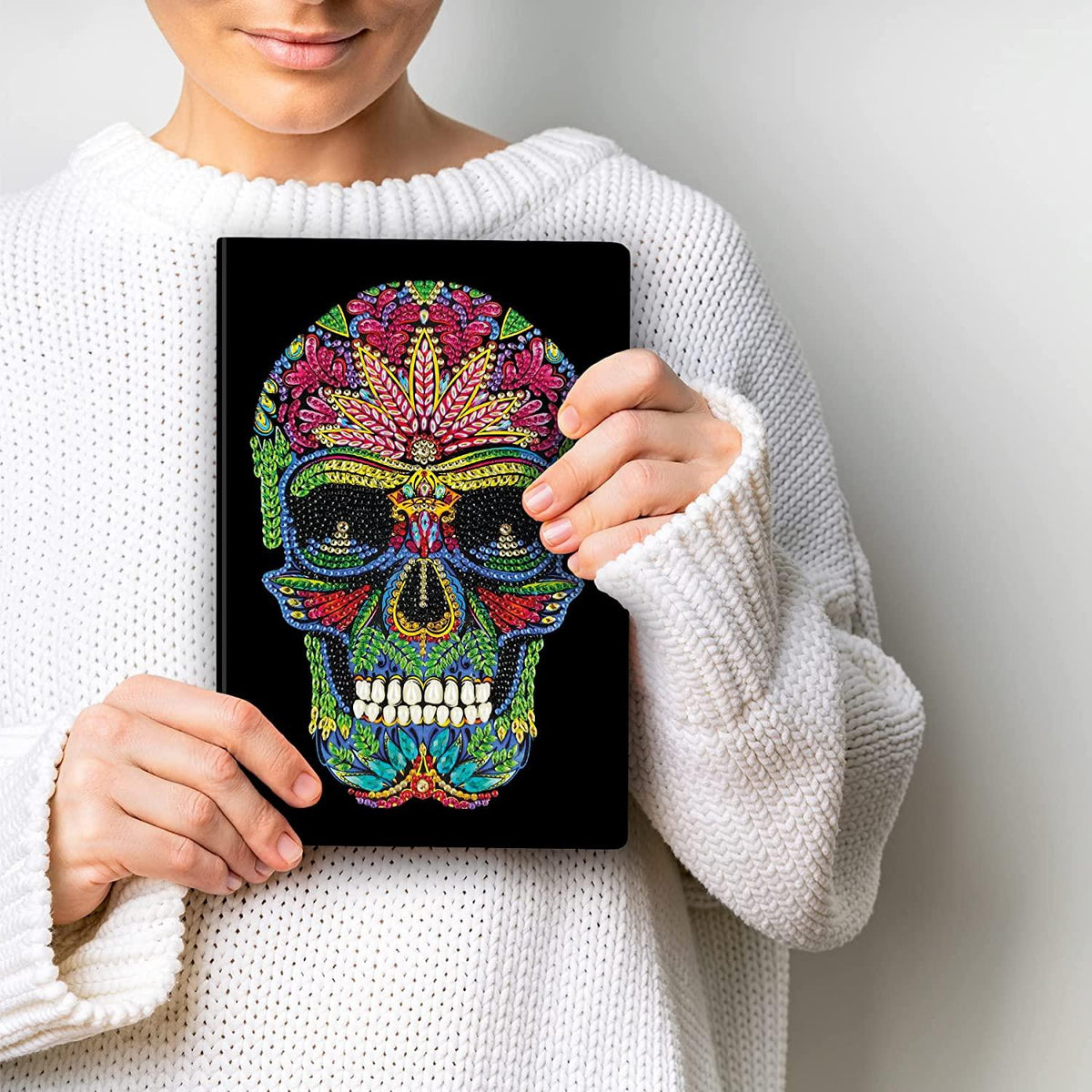 Skull Crystal Art Notebook Kit Craft Buddy - BIG FRENCHIES
