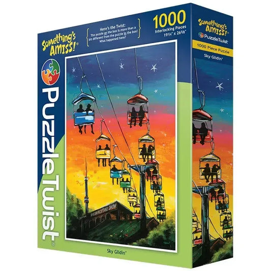 Sky Glidin' "Something's Amiss!" 1000 Piece Jigsaw Puzzle PuzzleTwist - BIG FRENCHIES