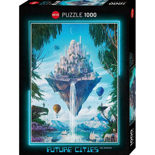 Sky Isle Future Cities 1000 Piece Jigsaw Puzzle Heye - BIG FRENCHIES