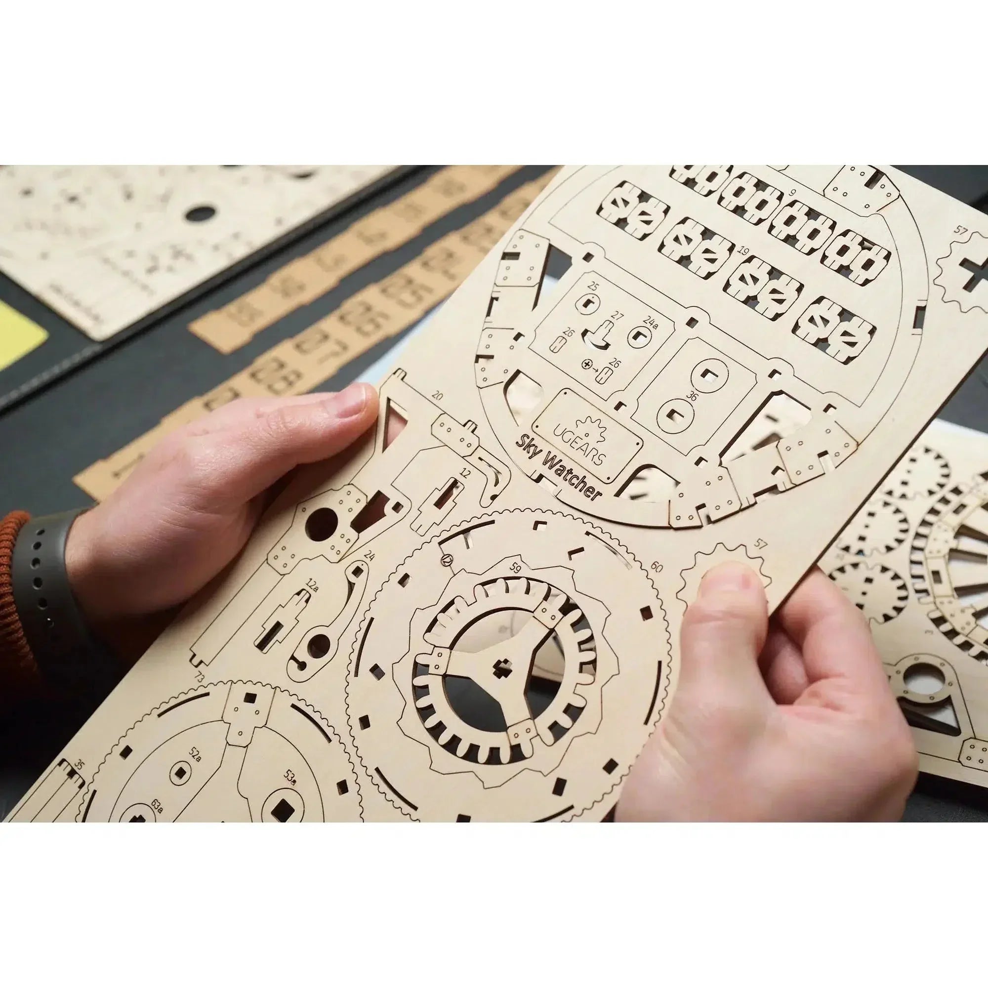 Sky Watcher Tourbillon Table Clock 3D Wood Model Kit UGEARS - BIG FRENCHIES